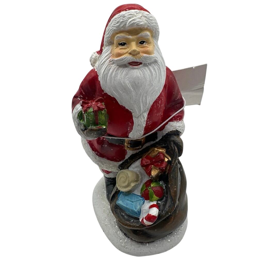 Santa Clause with sack of presants. Brand new Hobby Lobby Christmas figurine NWT
